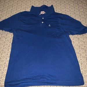 Blue size medium penguin casual button